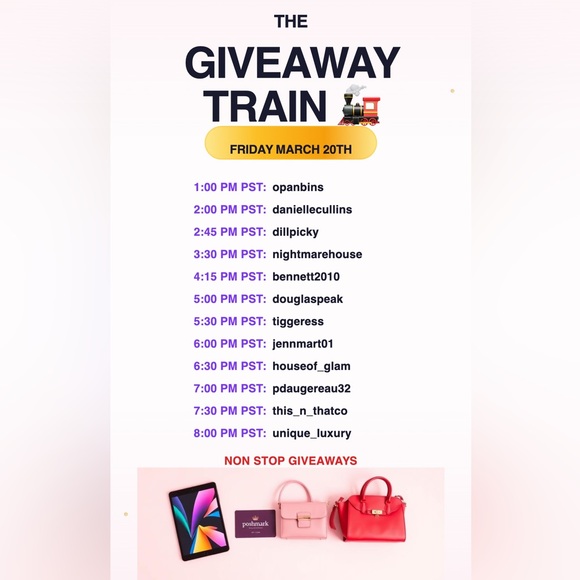 Other - The GIVEAWAY Raid Train | Friday March 20th | 1:00PM PST